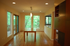 Top view Photo of modern kitchen redesign in montgomery county maryland