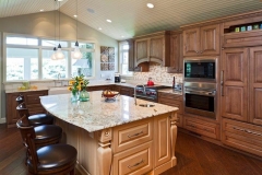 Top view of Modern Kitchen Island in Sykesville Maryland Kitchen